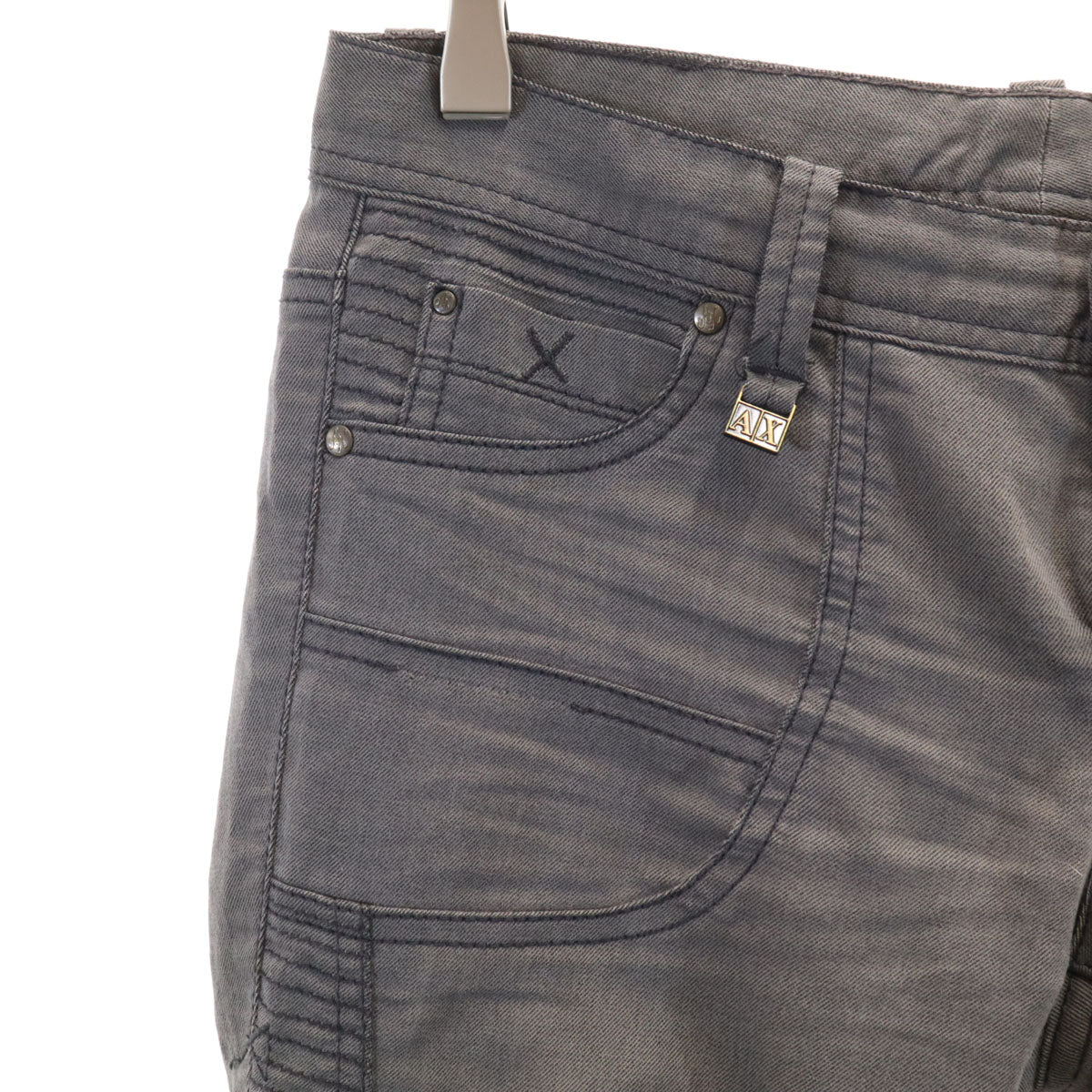 ARMANI EXCHANGE アルマーニエクスチェンジ スキニーパンツ 2 グレー レディース