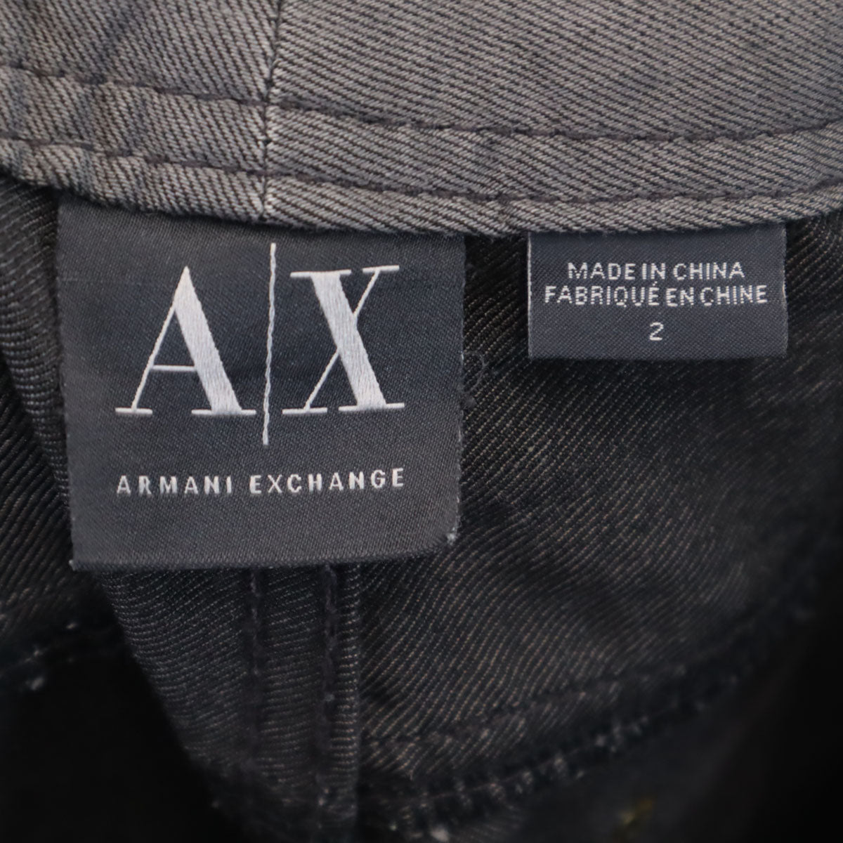ARMANI EXCHANGE アルマーニエクスチェンジ スキニーパンツ 2 グレー レディース