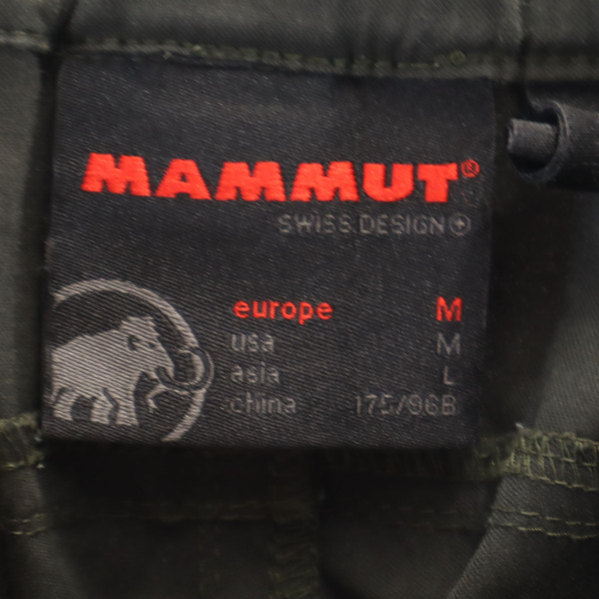 Mammut マムート BOMBOO Light 3/4 2in1 パンツ L チャコールカーキ アウトドア 2WAY メンズ
