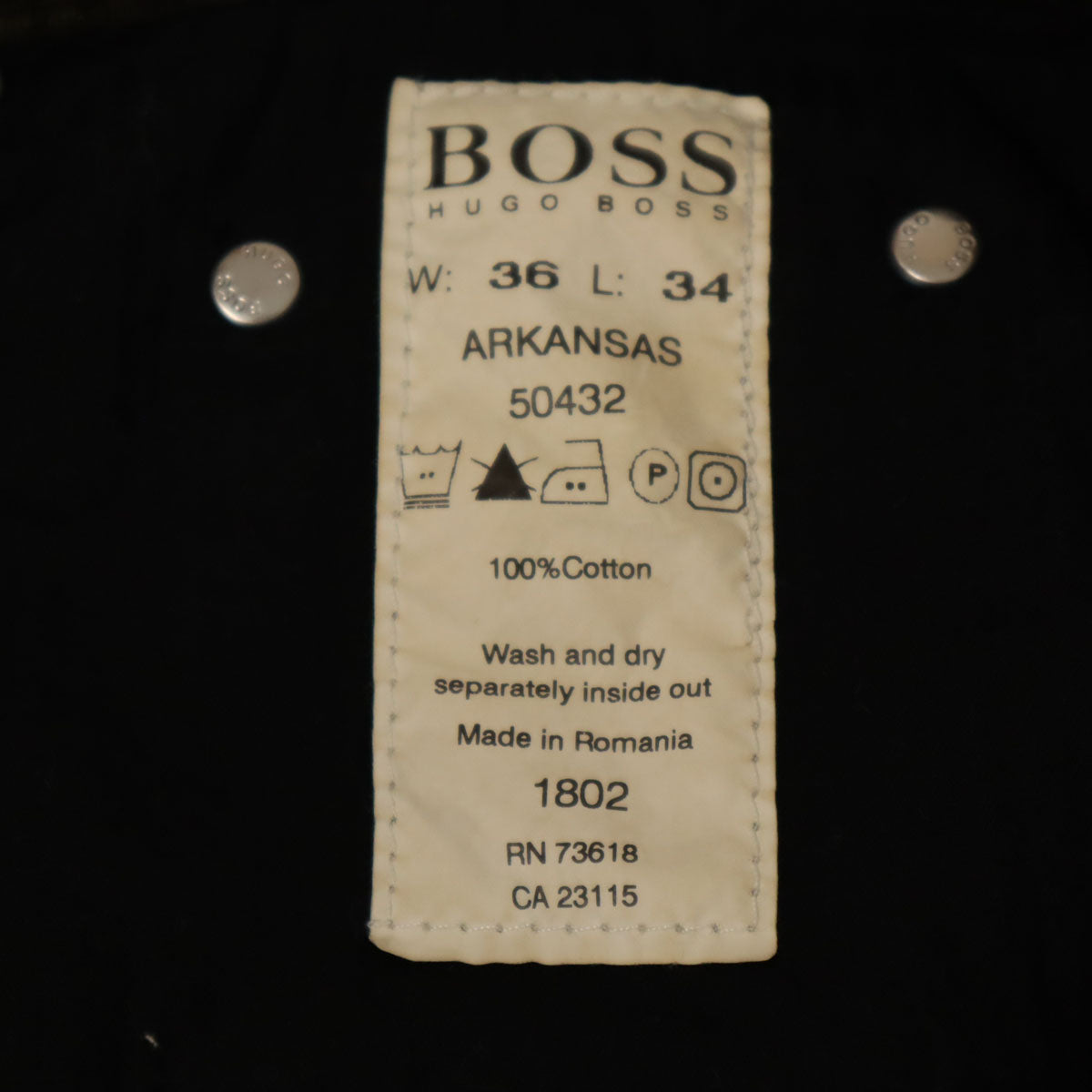 BOSS HUGO BOSS ボスヒューゴボス コーデュロイパンツ W36 カーキ メンズ