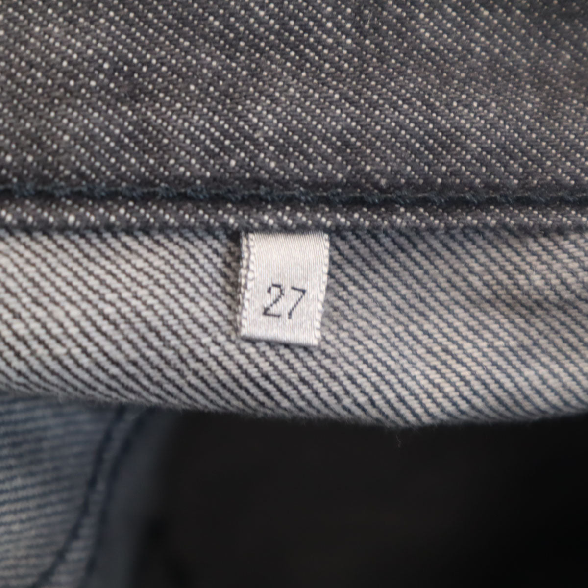 Dior ディオール ストレートデニムパンツ W27 ブラック ジーンズ レディース