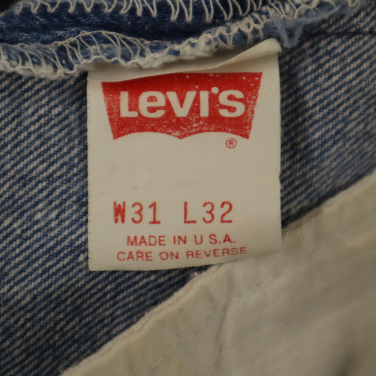 Levi's リーバイス 90s USA製 オールド ストレートデニムパンツ w31 ジーンズ ボタンフライ メンズ