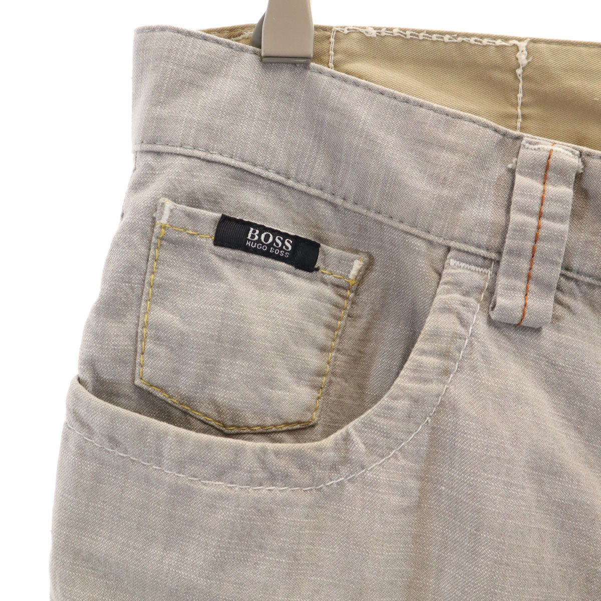 BOSS HUGO BOSS ボスヒューゴボス ロングパンツ W36 グレー メンズ