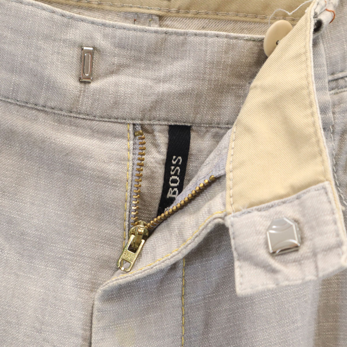BOSS HUGO BOSS ボスヒューゴボス ロングパンツ W36 グレー メンズ