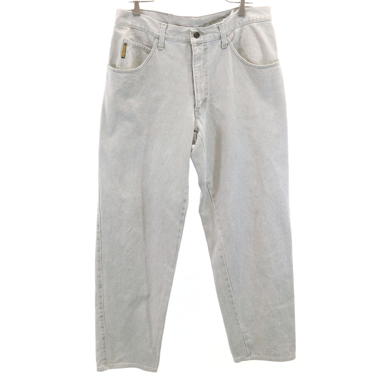ARMANI JEANS アルマーニジーンズ 90s イタリア製 オールド テーパードデニムパンツ W38 グレー メンズ