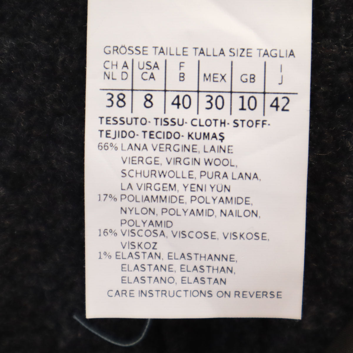 MAXMARA STUDIO マックスマーラステュディオ ウールパンツ 42 チャコールグレー レディース
