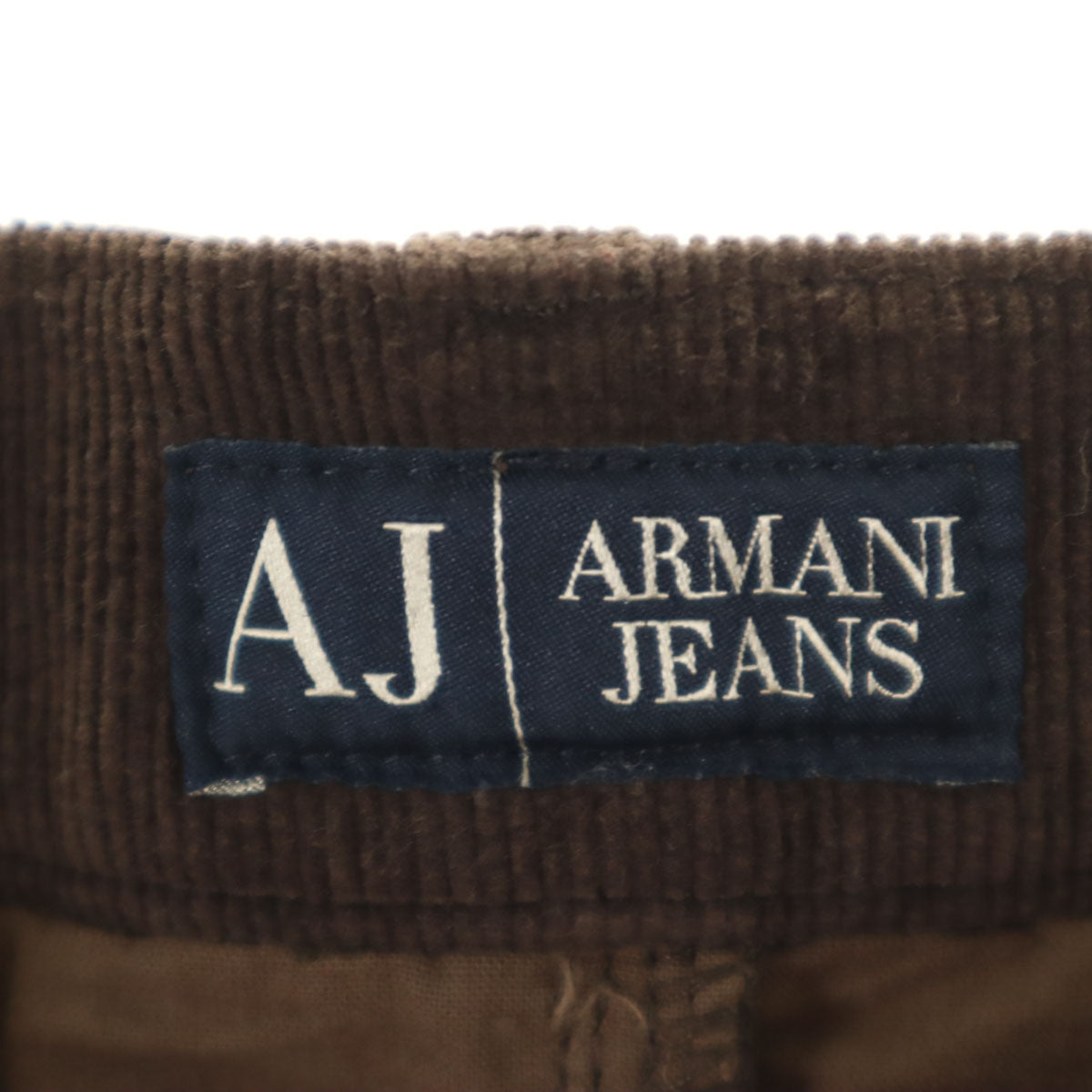 ARMANI JEANS アルマーニジーンズ イタリア製 コーデュロイパンツ 52 ブラウン メンズ