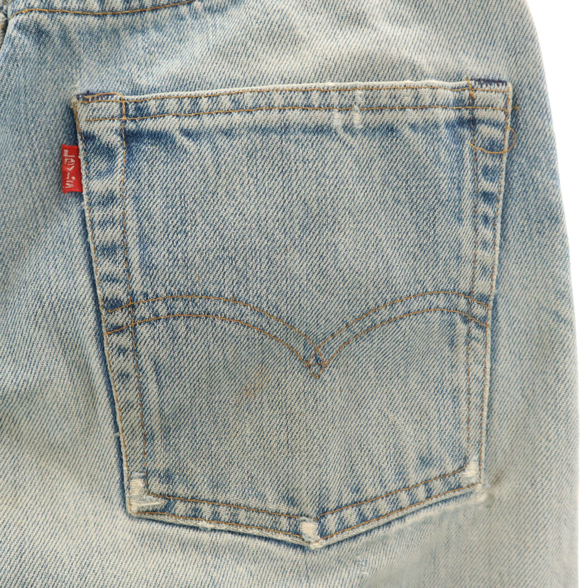 Levi's リーバイス 70s 505 66後期 ヴィンテージ 42タロン デニムパンツ W27 ウォッシュブルー ジーンズ レディース