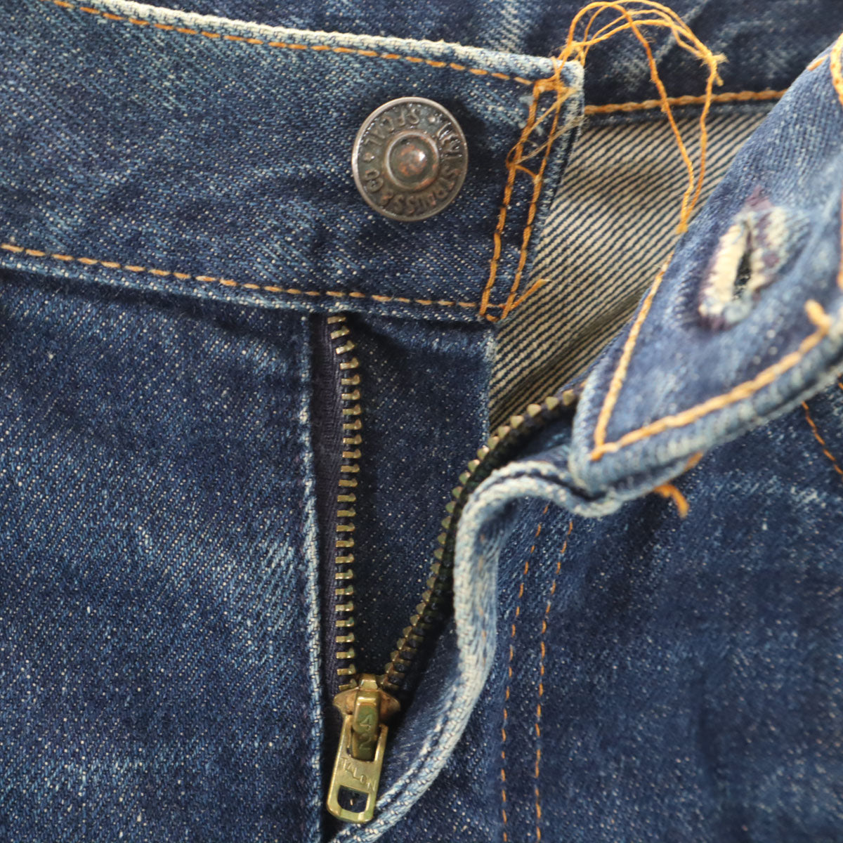 Levi's リーバイス 70s 606 ビッグE ヴィンテージ 42タロン デニムパンツ ウォッシュブルー ジーンズ メンズ