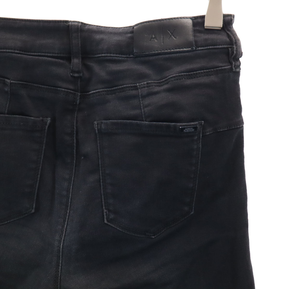 ARMANI EXCHANGE アルマーニエクスチェンジ スキニーパンツ W26 ブラック レディース