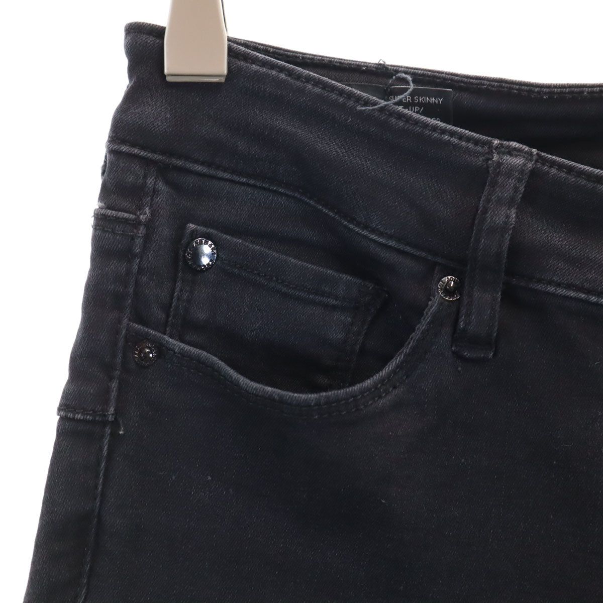 ARMANI EXCHANGE アルマーニエクスチェンジ スキニーパンツ W26 ブラック レディース