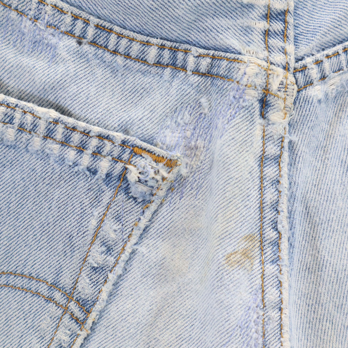 Levi's リーバイス 90s 501 USA製 オールド ストレートデニムパンツ W31 ブルー ジーンズ メンズ