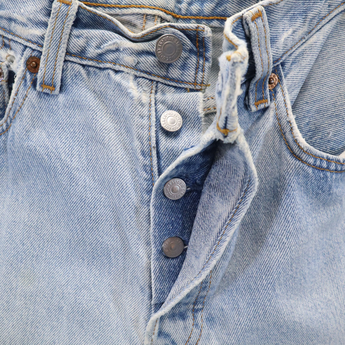 Levi's リーバイス 90s 501 USA製 オールド ストレートデニムパンツ W31 ブルー ジーンズ メンズ