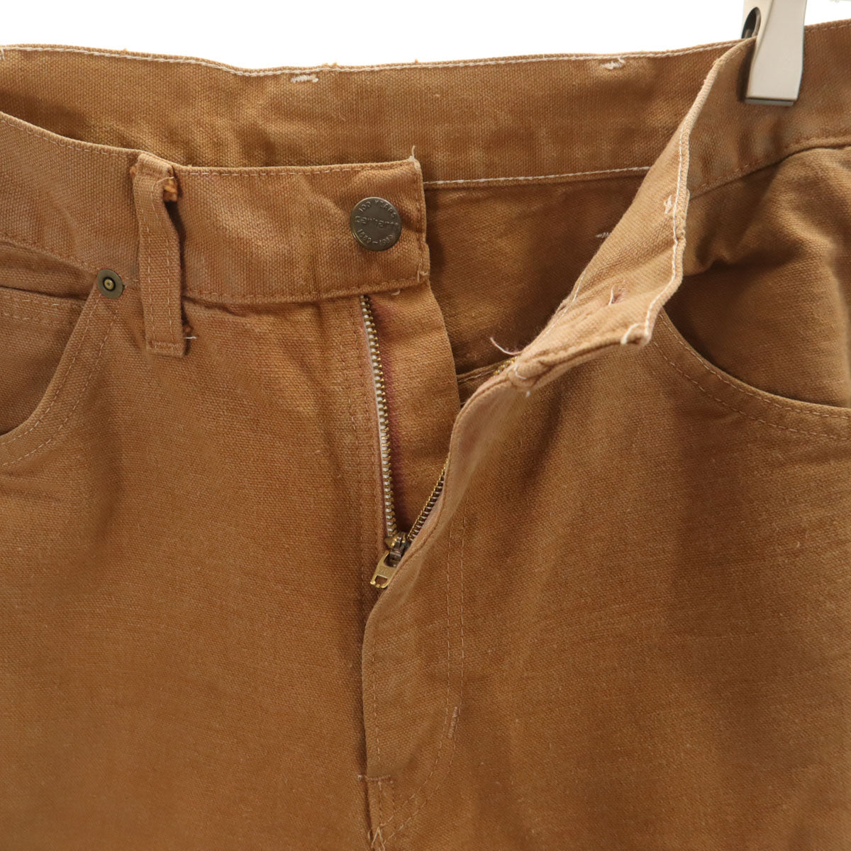 Carhartt カーハート 80s 100 YEARS ヴィンテージ ダック ワークパンツ W31 ブラウン メンズ