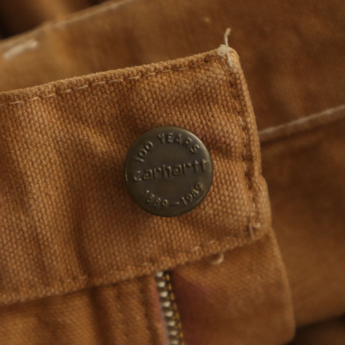 Carhartt カーハート 80s 100 YEARS ヴィンテージ ダック ワークパンツ W31 ブラウン メンズ