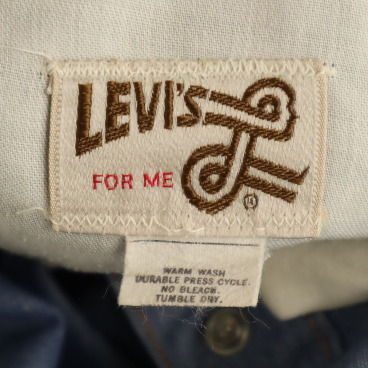 Levi's リーバイス 70s ビッグE ヴィンテージ ロングパンツ ブルー レディース