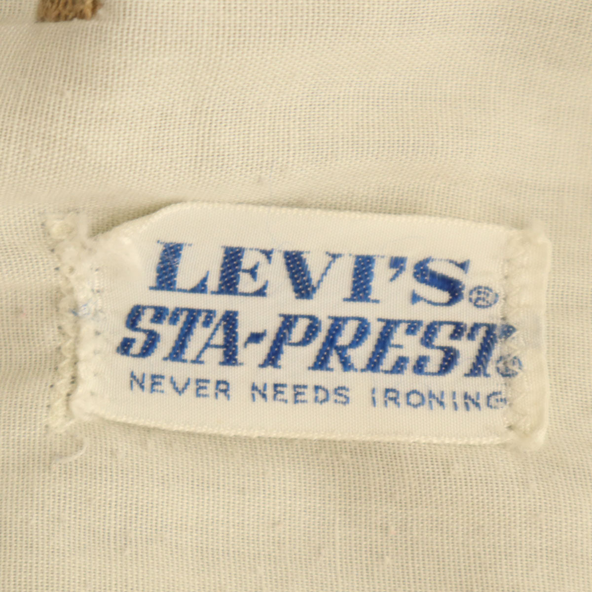 Levi's リーバイス 70s STA-PREST BIG E ヴィンテージ 517 ストレートパンツ ベージュブラウン スタプレ ビッグE メンズ