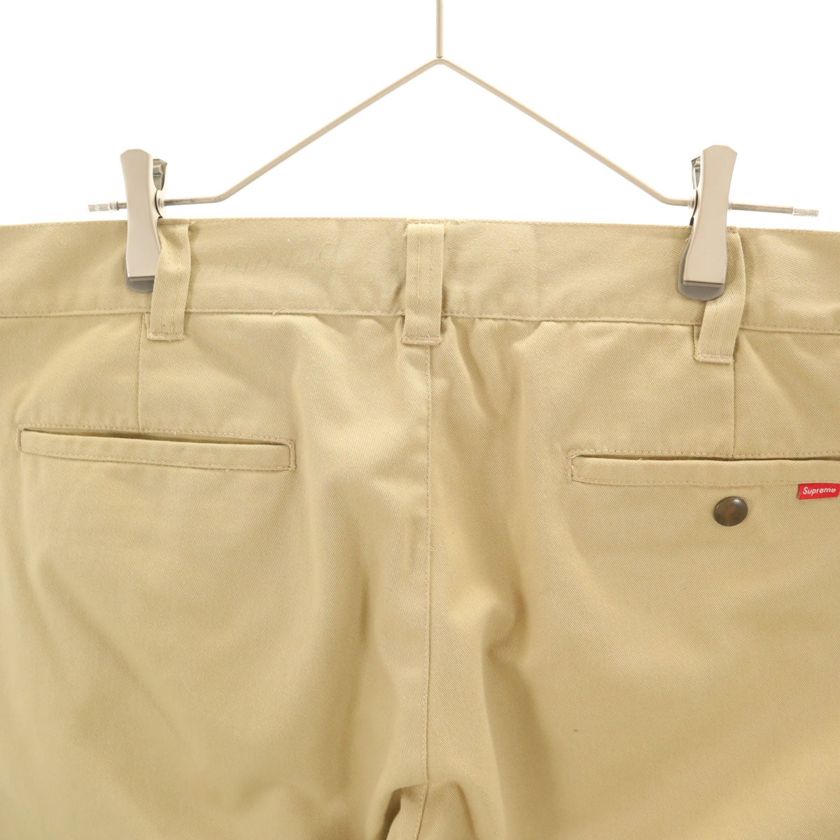 Supreme シュプリーム チノパンツ W34 ベージュ メンズ