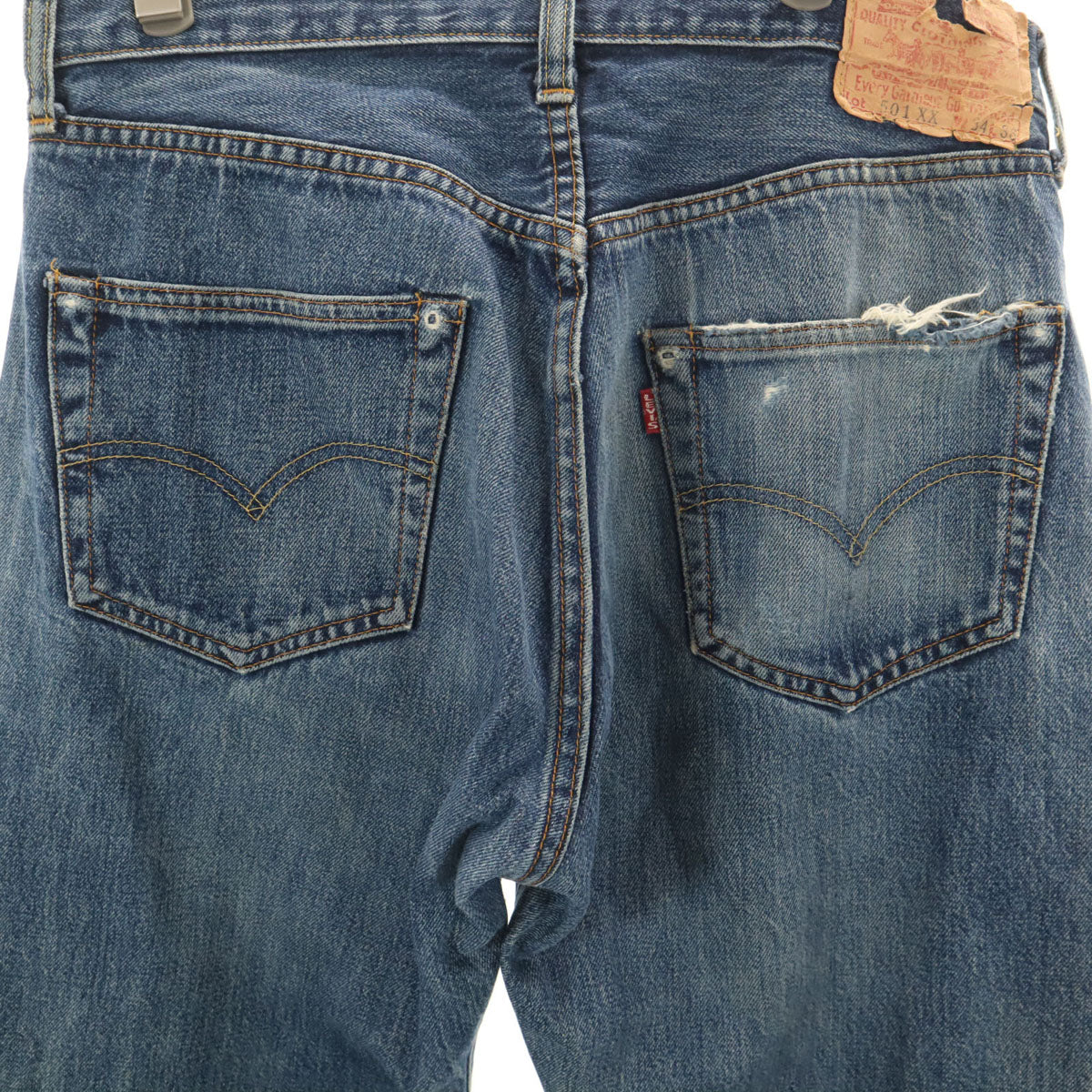 Levi's リーバイス 90s 1999年 501XX USA製 555 バレンシア工場 ビッグE 復刻 ストレートデニムパンツ W34 ウォッシュブルー ジーンズ メンズ