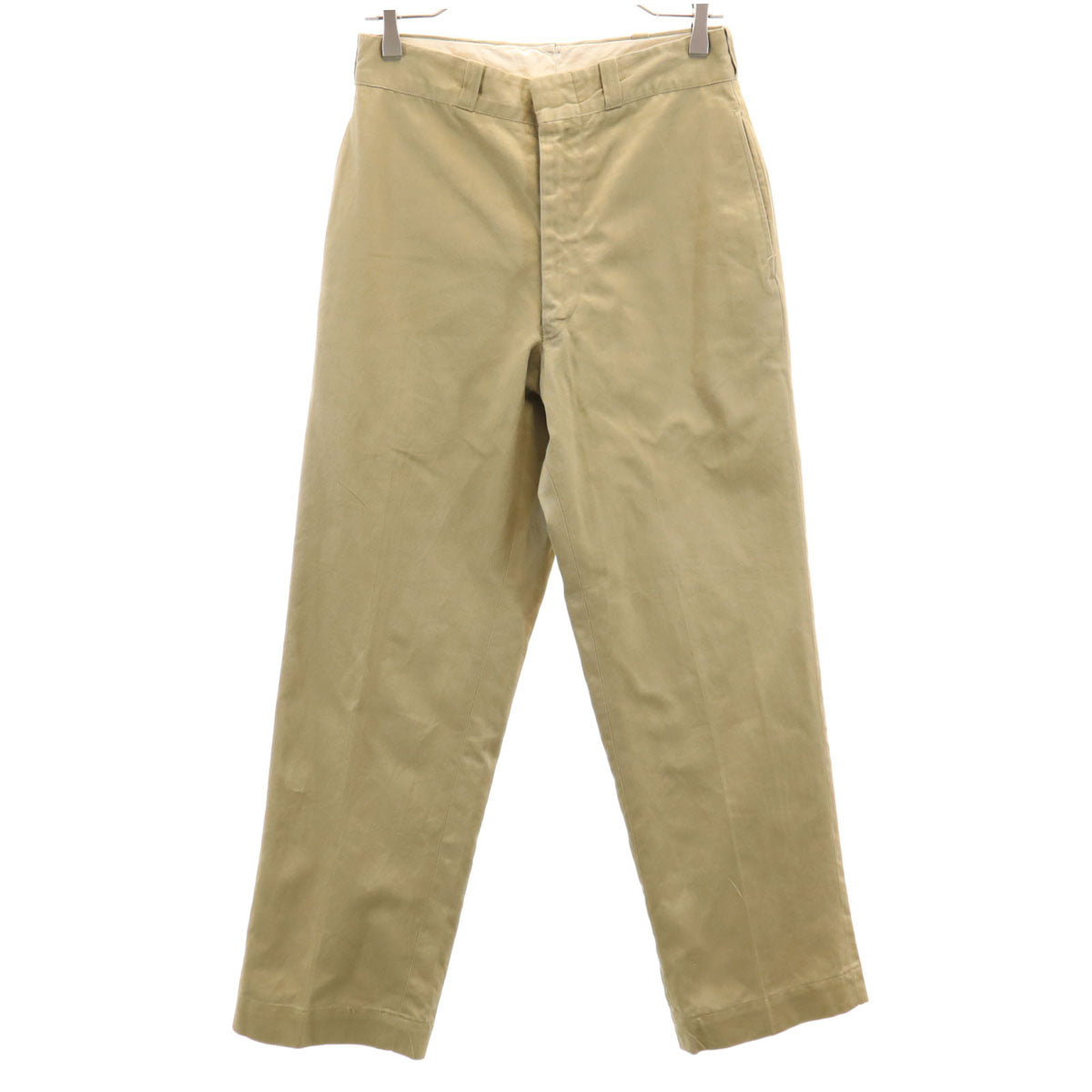 US ARMY アメリカ軍 60s ヴィンテージ DSA 8405-163-8683 トラウザー チノパンツ W30 ベージュ ミリタリー メンズ