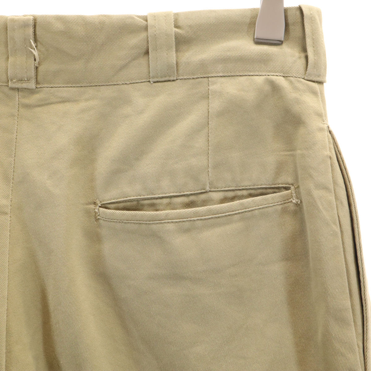 US ARMY アメリカ軍 60s ヴィンテージ DSA 8405-163-8683 トラウザー チノパンツ W30 ベージュ ミリタリー メンズ