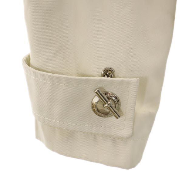 BURBERRY バーバリー ロングコート アイボリー系 レディース