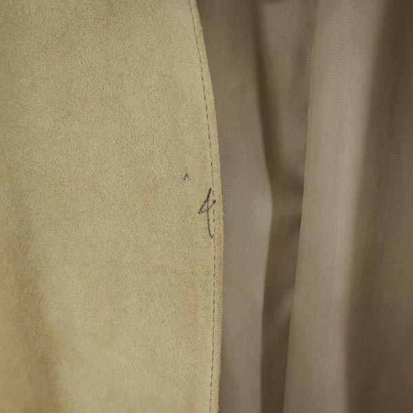 Ron Herman ロンハーマン ロング ラム レザーコート XS ベージュ 羊革 レディース