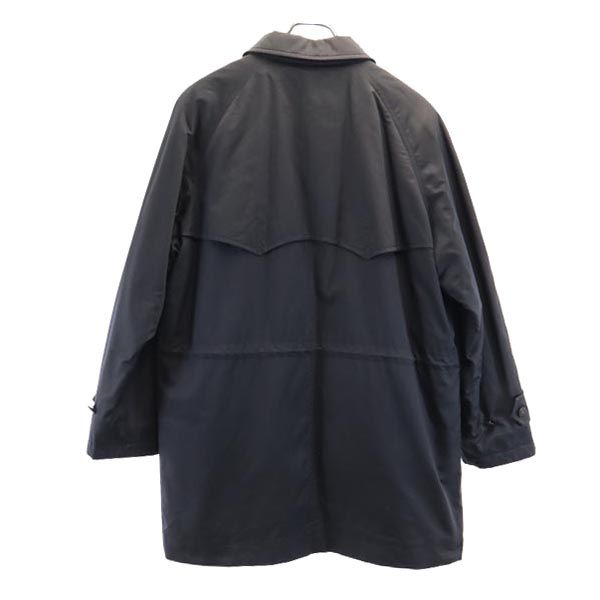 Aquascutum アクアスキュータム ダウンライナー付き 2way コート S ネイビー メンズ