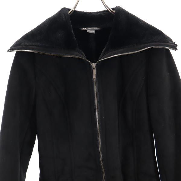 ARMANI EXCHANGE アルマーニエクスチェンジ ムートンコート M ブラウン系 レディース