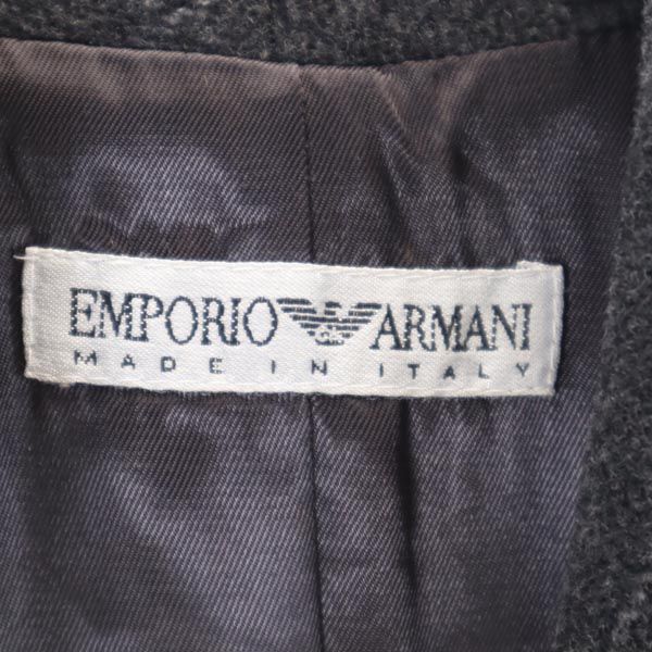 Emporio Armani エンポリオアルマーニ イタリア製 カシミヤブレンド コート 38 グレー レディース