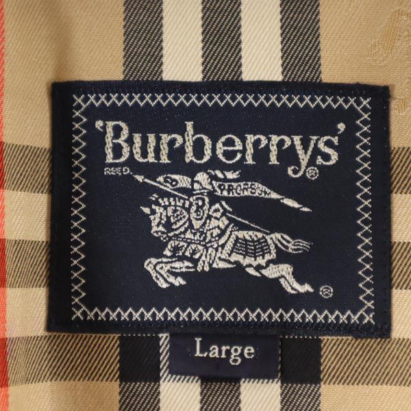 Burberrys バーバリーズ 90s オールド 長袖 コート L カーキ フード メンズ