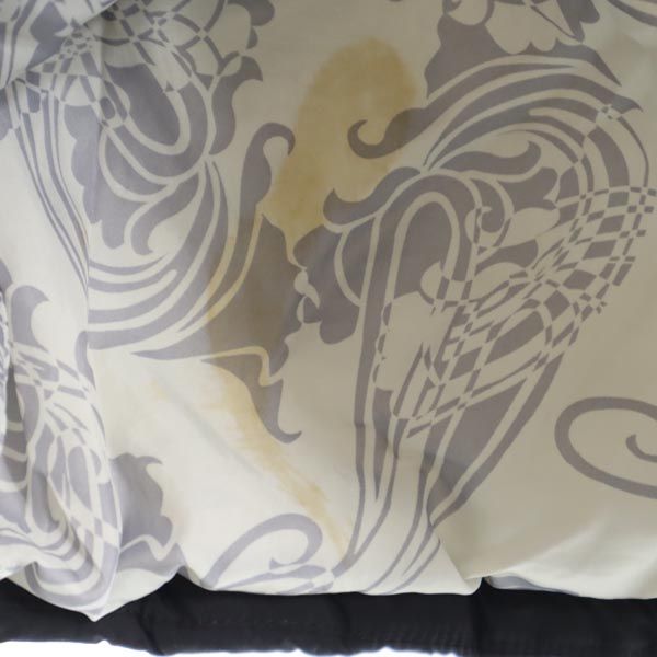 ARMANI JEANS アルマーニジーンズ 長袖 中綿コート I 38 ブラック 収納型フード レディース