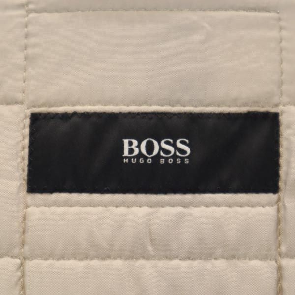ボス チェスターコート 48 ベージュ系 BOSS 裏キルティング素材 メンズ