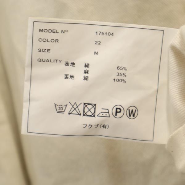 YAECA ヤエカ ライト リネンブレンド チェスターコート M ブラウン系 WRITE メンズ