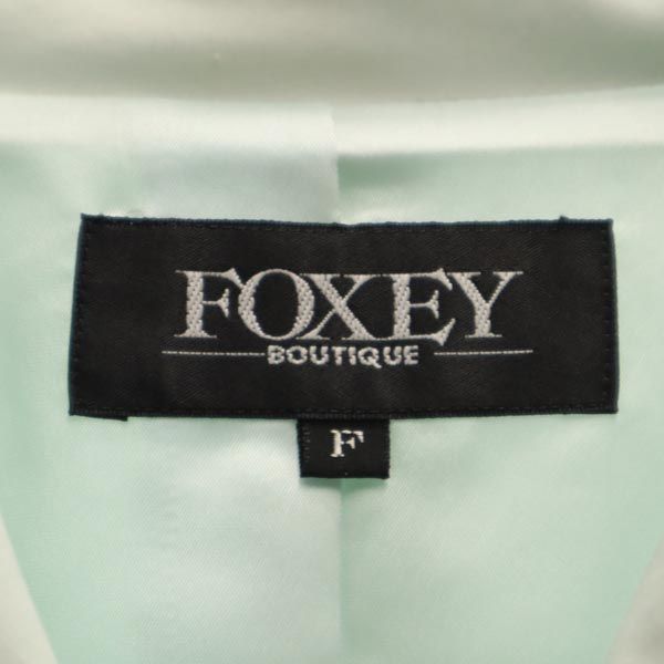 FOXEY フォクシー 日本製 コート F ブルー系 レディース