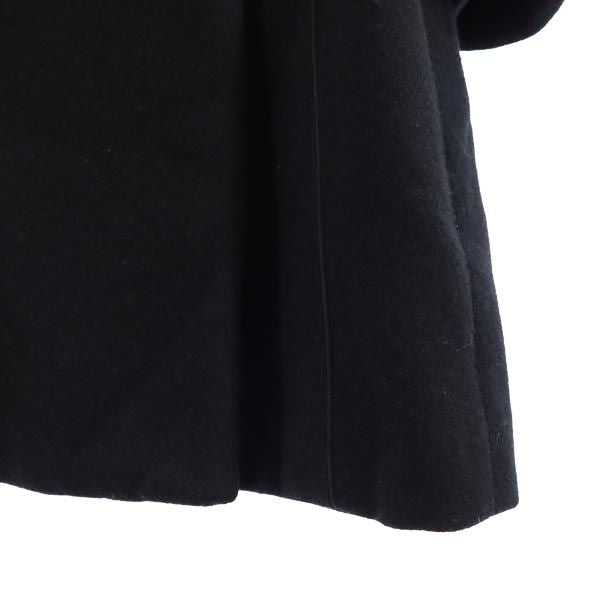 未使用 MARC BY MARC JACOBS マークバイマークジェイコブス ウールブレンド ピーコート 4 ブラック レディース