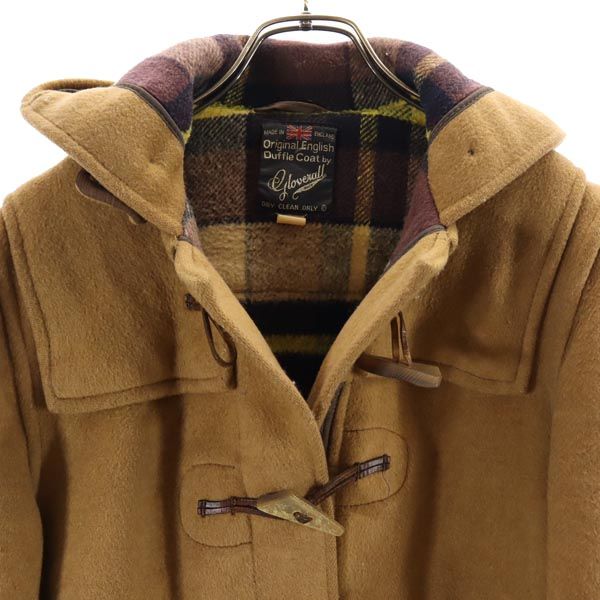 Gloverall グローバーオール 60s 70s 英国製 ヴィンテージ ダッフルコート EUR42 ブラウン レディース
