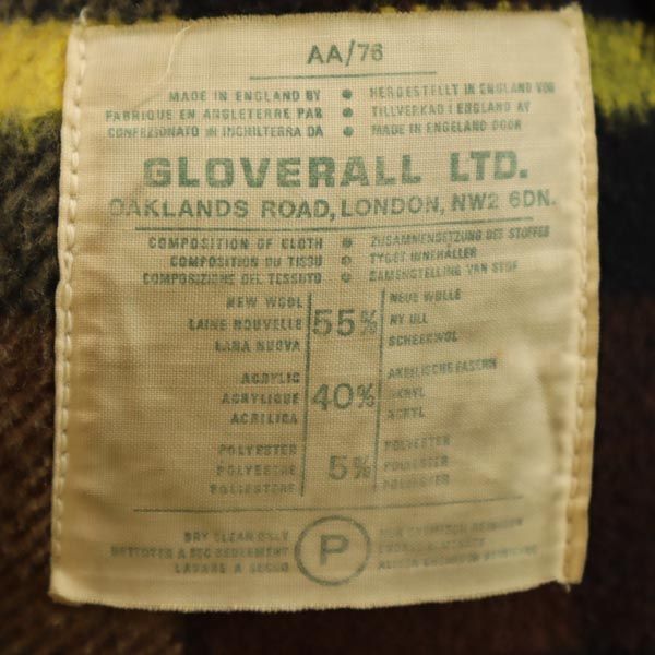 Gloverall グローバーオール 60s 70s 英国製 ヴィンテージ ダッフルコート EUR42 ブラウン レディース