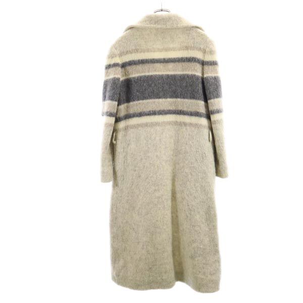 VINTAGE ヴィンテージ 70s ニット コート L グレー系 レディース