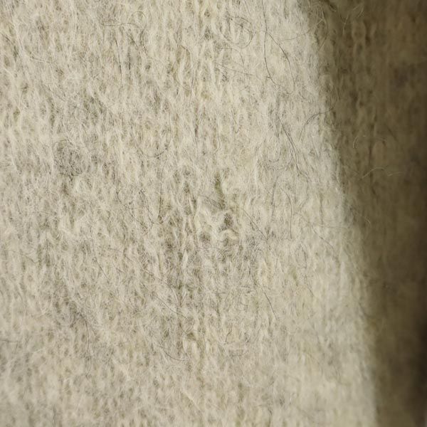 VINTAGE ヴィンテージ 70s ニット コート L グレー系 レディース