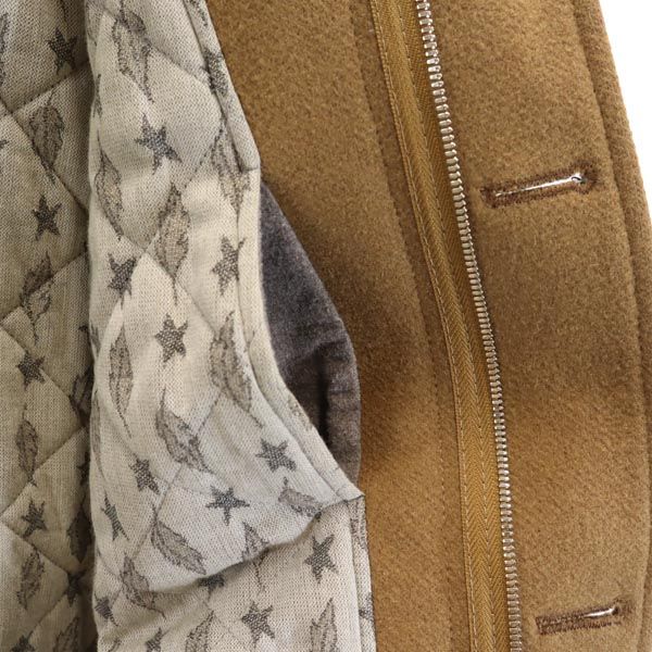 FACTOTUM ファクトタム 日本製 ウールブレンド コート 46 ベージュ系 メンズ