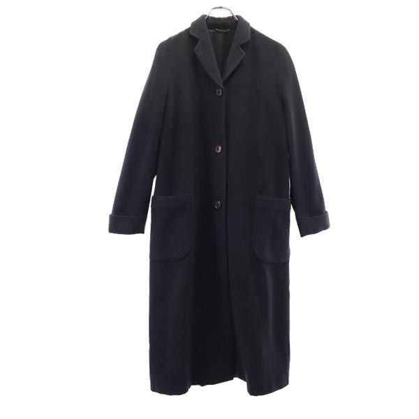 Paul Smith ポールスミス ウールブレンド チェスターコート 40 黒 レディース