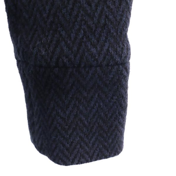 DIANE VON FURSTENBERG ダイアンフォンファステンバーグ フリル ロング コート S ネイビー レディース