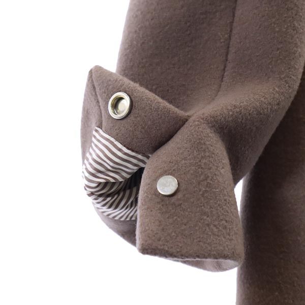 UNITED TOKYO ユナイテッドトウキョウ FUKUSHIMA 日本製 ウールブレンド チェスターコート 2 ブラウン系 メンズ