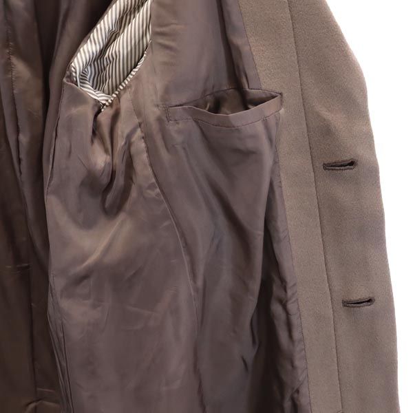 UNITED TOKYO ユナイテッドトウキョウ FUKUSHIMA 日本製 ウールブレンド チェスターコート 2 ブラウン系 メンズ