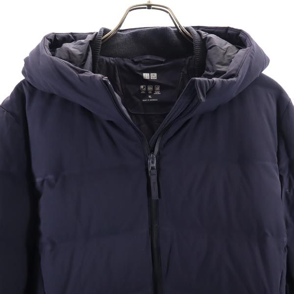 ユニクロ シームレス ダウンコート XL ネイビー UNIQLO レディース