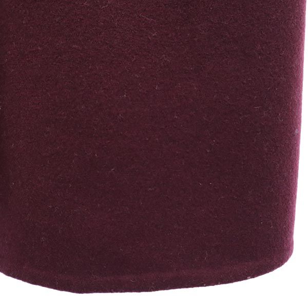 UNIQLO ユニクロ プラスジェ ダブルブレス コート M ワイン系 212-435937 レディース