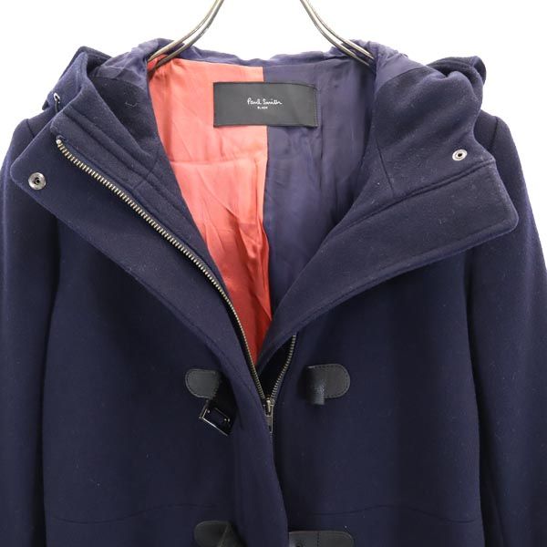Paul Smith ポールスミス ダッフルコート 42 ネイビー BLACK レディース