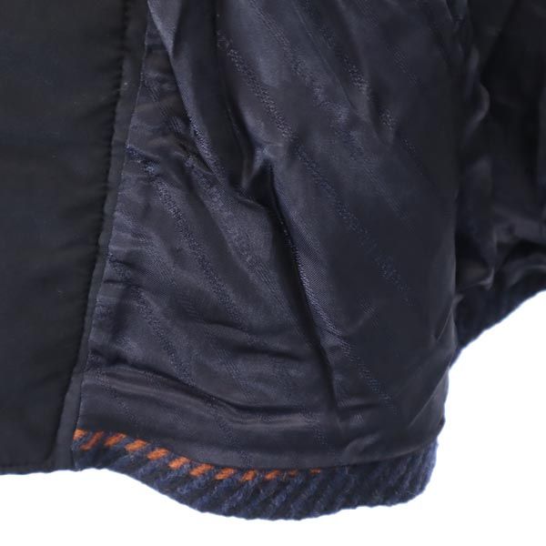 シーバイクロエ ボーダー ウールブレンド ダッフルコート 34 ネイビー系 SEE BY CHLOE レディース