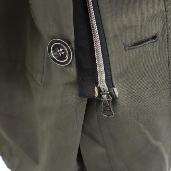 SANYO サンヨー 三陽商会 3WAY ミリタリーコート L カーキ 長袖キルティングライナー付き メンズ